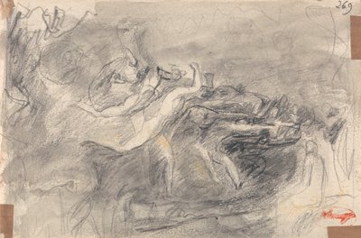 Ataque demoníaco por la tentación de Cristo de George Romney