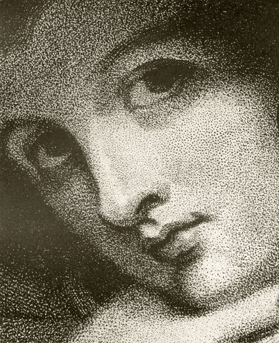(detalle) de Emma, Lady Hamilton, grabado por John Jones, de 
