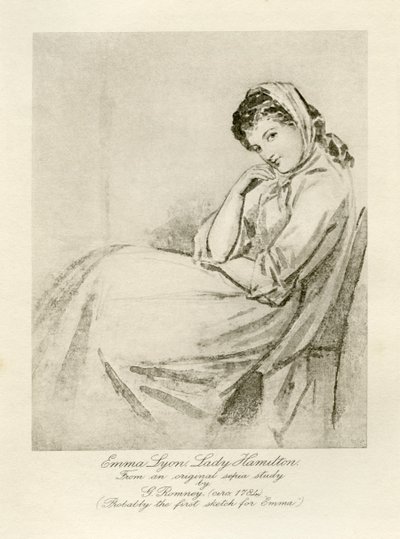Emma Lady Hamilton de George Romney