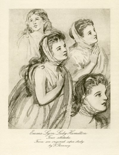 Emma Lady Hamilton de George Romney