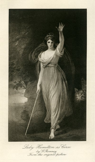 Emma Lady Hamilton de George Romney