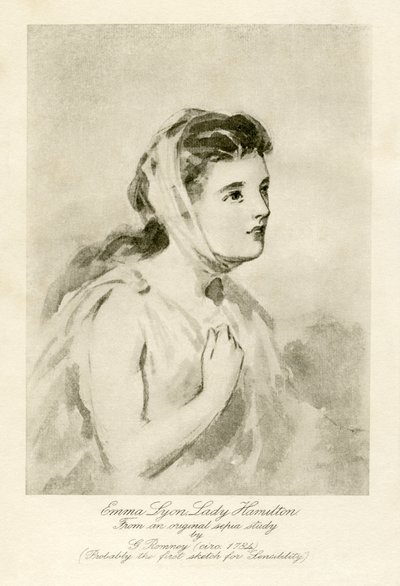 Emma Lady Hamilton de George Romney