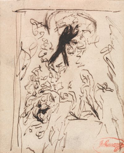 La caída de los ángeles rebeldes de George Romney