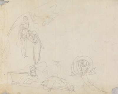 Figura Estudio de composición 16 de George Romney