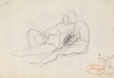 Figura Estudio de composición 17 de George Romney