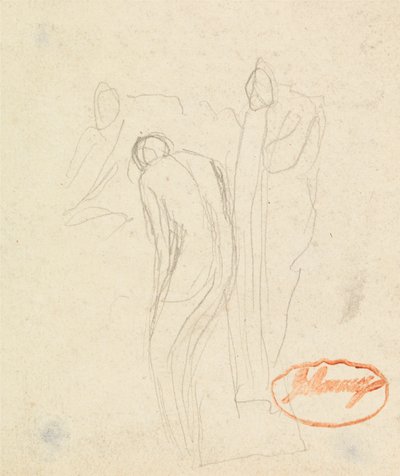 Figura Composición Estudio 1 de George Romney