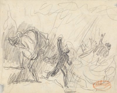 Figura Estudio de composición 20 de George Romney