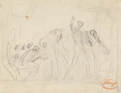 Figura Estudio de composición 33 de George Romney