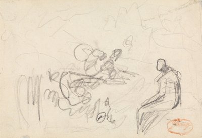 Figura Estudio de composición 43 de George Romney