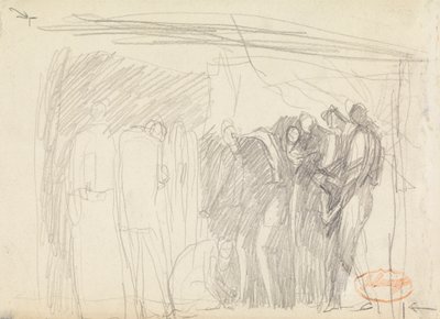 Figura Estudio de composición 46 de George Romney