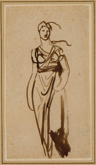Figura de una mujer de George Romney