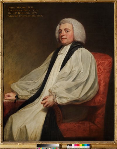 John Moore (Deán de Canterbury 1771-1775), c. 1780 (óleo) de George Romney