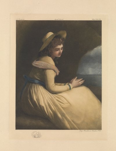 Lady Emma Hamilton como Ariadna de George Romney