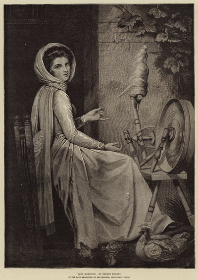 Lady Hamilton de George Romney