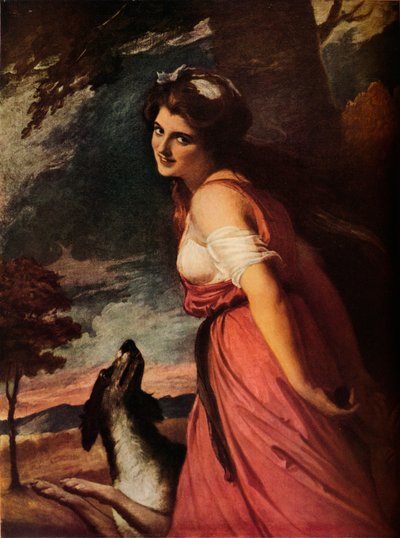 Lady Hamilton como una Bacante, 1785 de George Romney