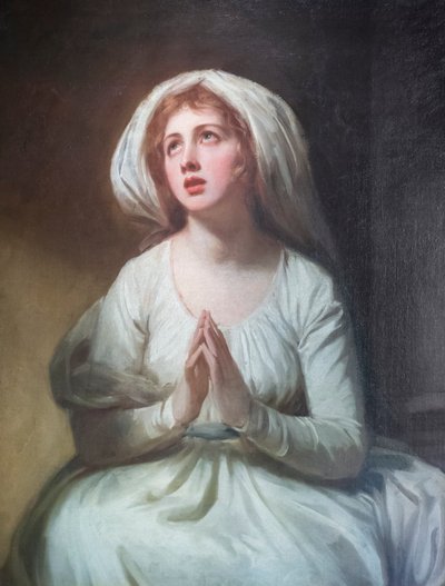 Lady Hamilton rezando de George Romney