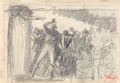 MacBeth: Escena del banquete de George Romney