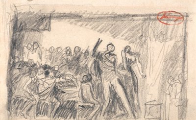 Macbeth: Escena del banquete de George Romney