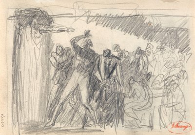 Macbeth: Escena del banquete de George Romney