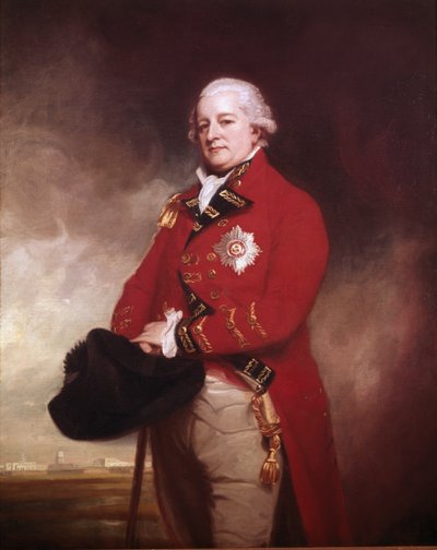 Mayor General Sir Archibald Campbell de Inverneil y Ross KB, Gobernador y Comandante en Jefe, Madrás, 1790 de George Romney