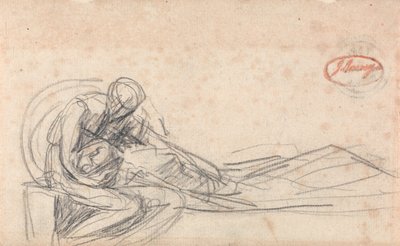 Hombre lamentándose de George Romney
