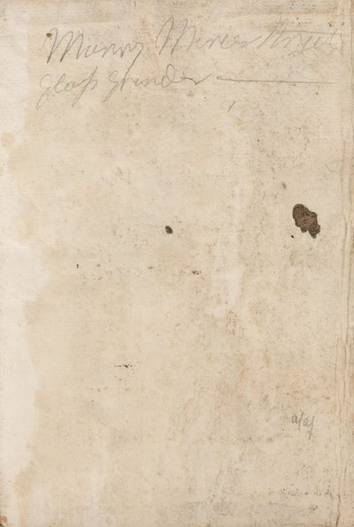 Notas del manuscrito de George Romney