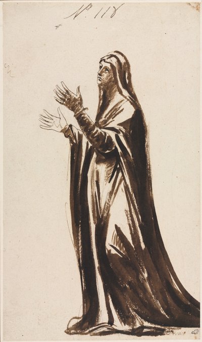 Mater Dolorosa Madre de Luto de George Romney