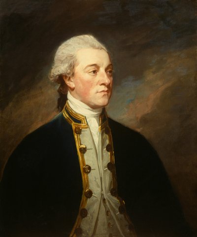 Retrato del Capitán Henderson, c.1785 (óleo sobre lienzo) de George Romney