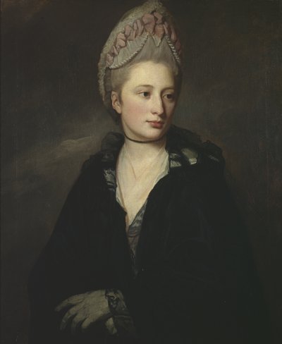 Retrato de Georgiana, Lady Greville, c.1771-72 de George Romney