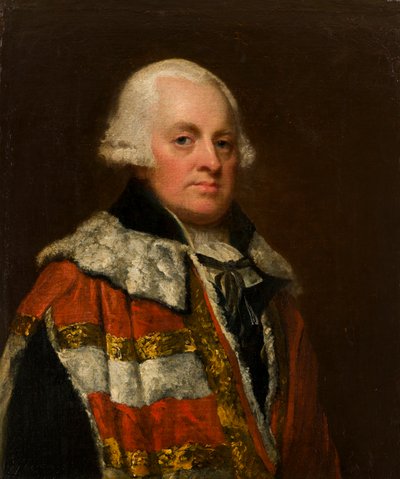 Retrato de Henry 1st Lord Bradford, c.1765-1800 (óleo sobre lienzo) de George Romney