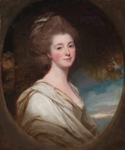 Retrato de Jane Hoskyns, c. 1778-1780 de George Romney