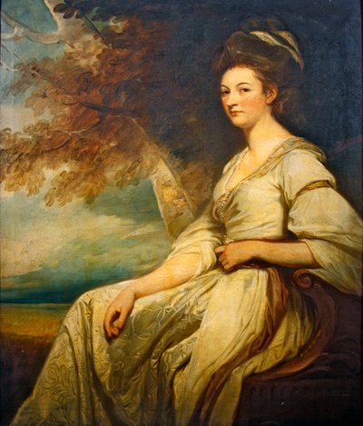 Retrato de la Sra. Beal Bonnell, c.1779-80 de George Romney