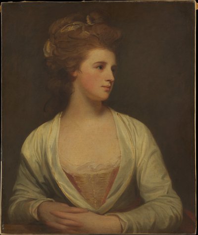 Retrato de una mujer, que se cree que es Emily Bertie Pott (fallecida en 1782) de George Romney