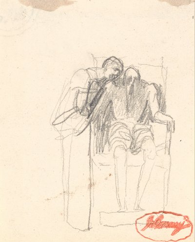 Posiblemente dos figuras de la "Vejez" de George Romney