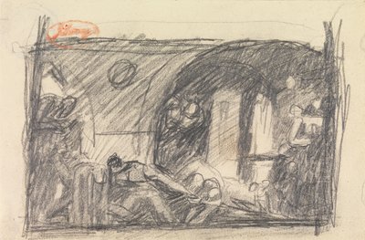 Escena en la cárcel de George Romney
