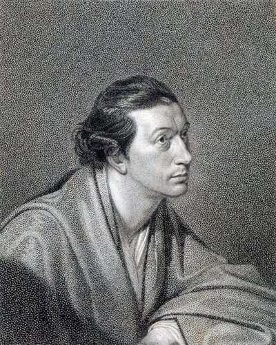 Richard Cumberland, grabado por James Hopwood de George Romney