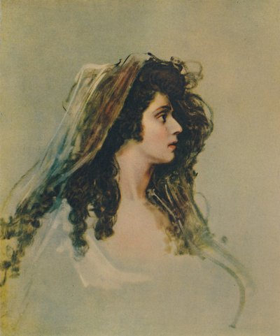 Sarah Siddons, 1755-1831, c1785, 1948 de George Romney