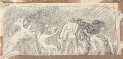 Satanás, que preside el infierno de George Romney
