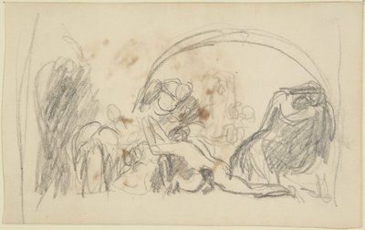 Boceto para la visita de Howard a las cárceles de George Romney