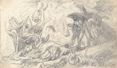 Dibujo de cuaderno de bocetos de George Romney