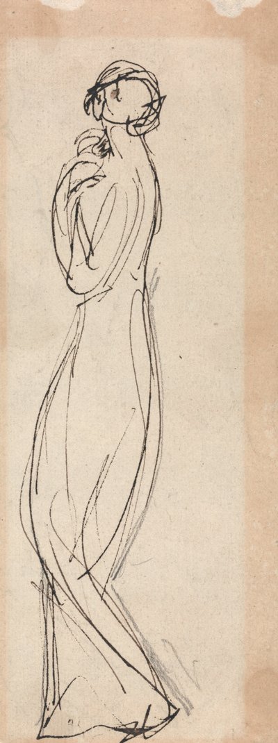 Figura femenina de pie de George Romney