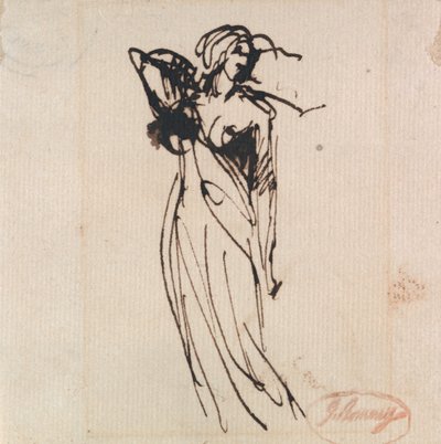 Figura femenina de pie de George Romney