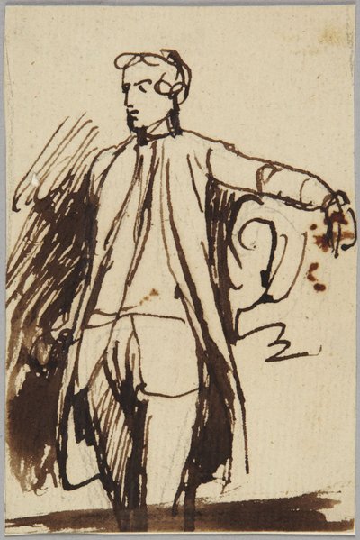 Figura masculina de pie de George Romney