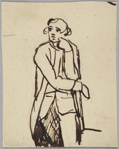 Figura masculina de pie de George Romney