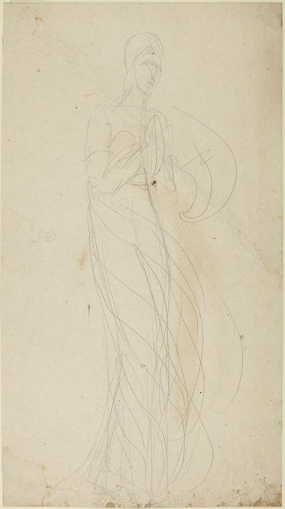 Figura femenina de pie de George Romney