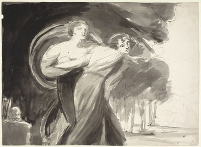 Estudio sobre la alegría y la melancolía de George Romney