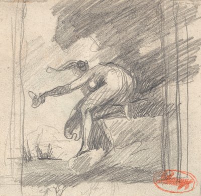 Estudio para Susan, «Cuando los mares rugían» de George Romney