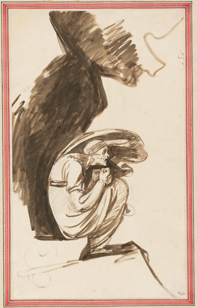 Boceto para «La bruja de Laponia» de George Romney
