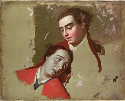 Estudio para la Muerte del General Wolfe en Quebec, 1762-63 de George Romney