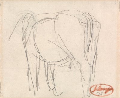 Estudio de un animal de George Romney